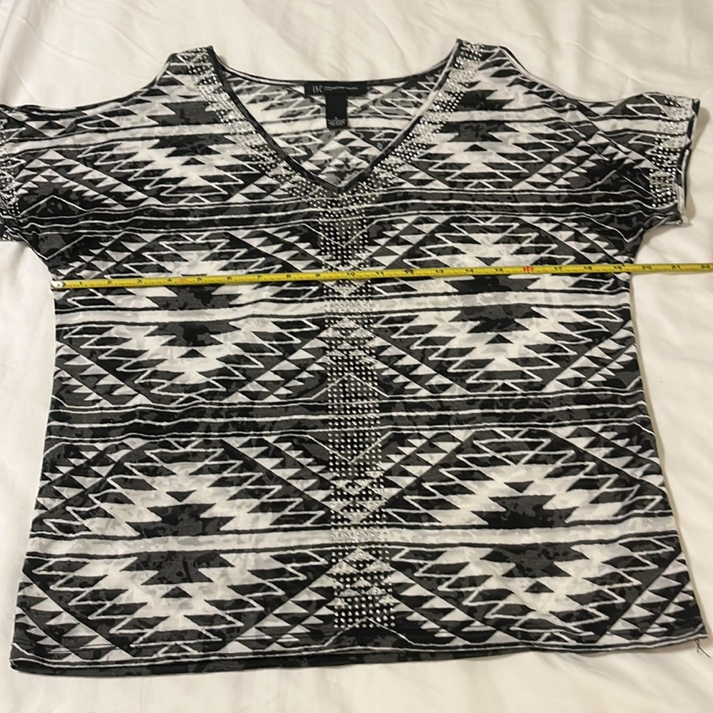 INC International - Cold Shoulder Top - Picture 6 of 9